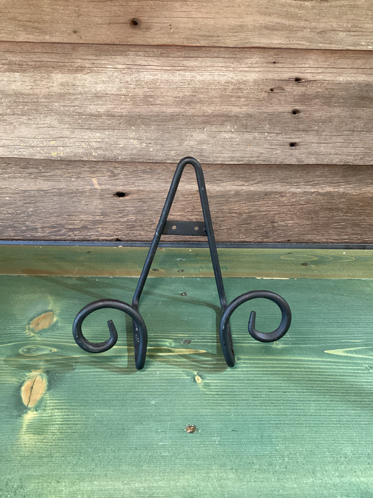Large Black Iron Stand
