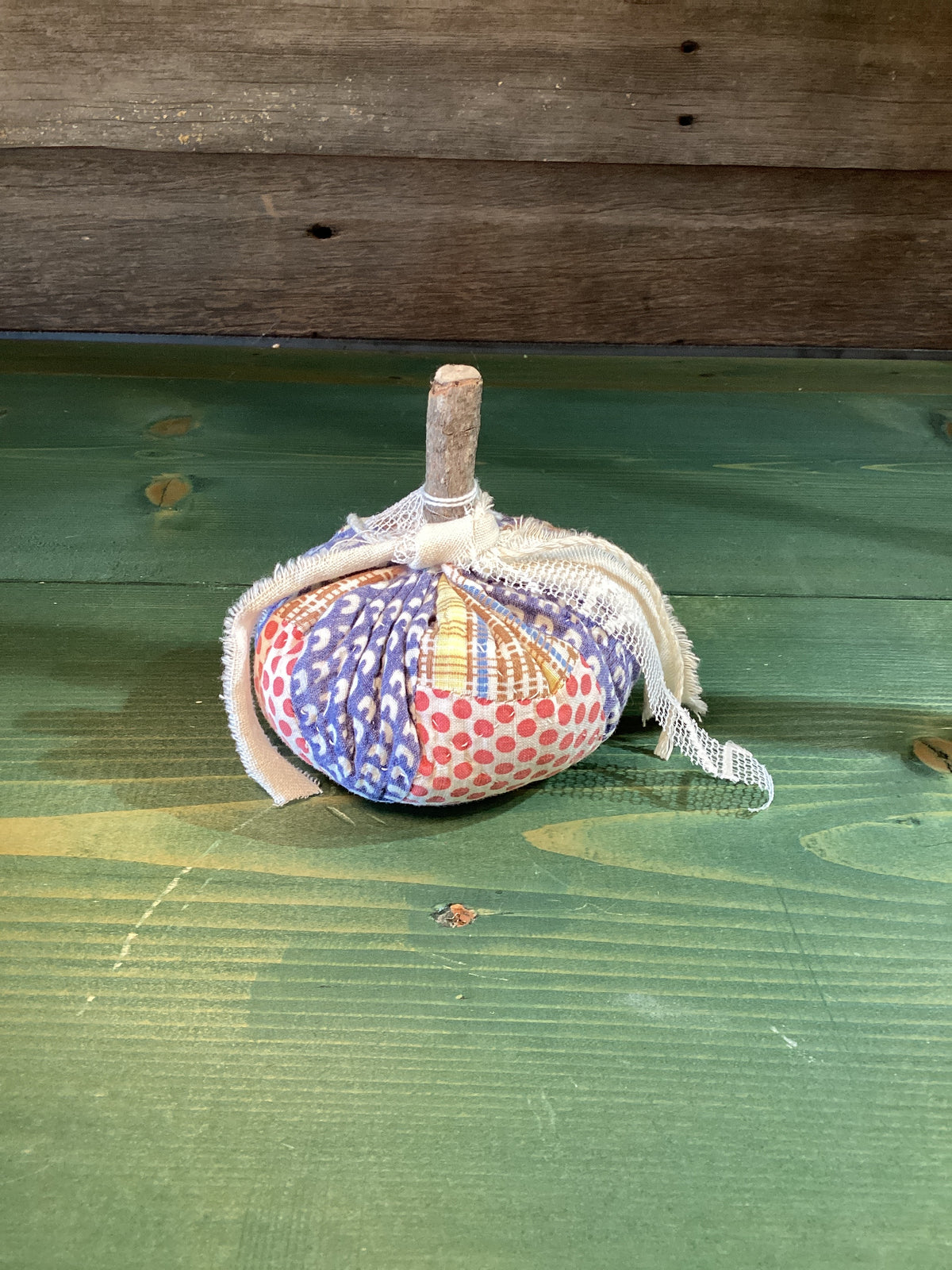 Maude & Maurrine's Handmade Cloth Pumpkin ($10)