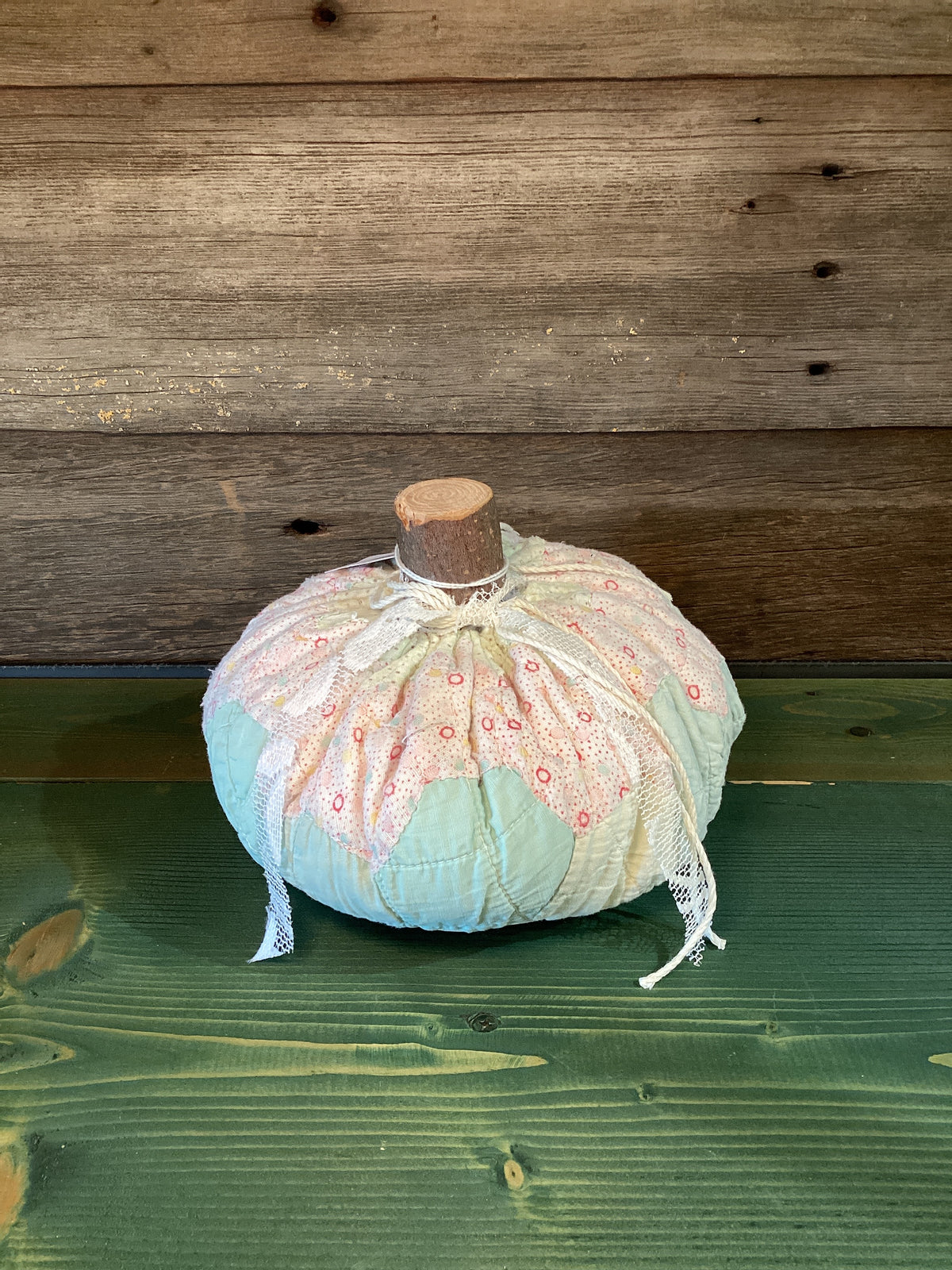 Maude & Maurrine's Handmade Cloth Pumpkin ($20)