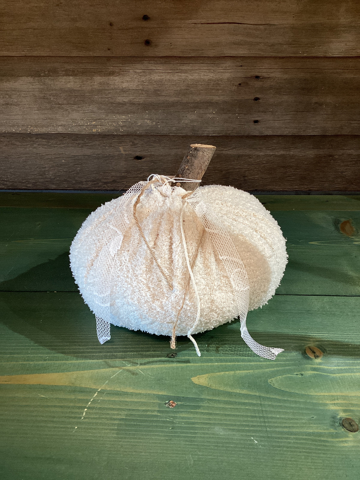 Maude & Maurrine's Handmade Cloth Pumpkin ($10)