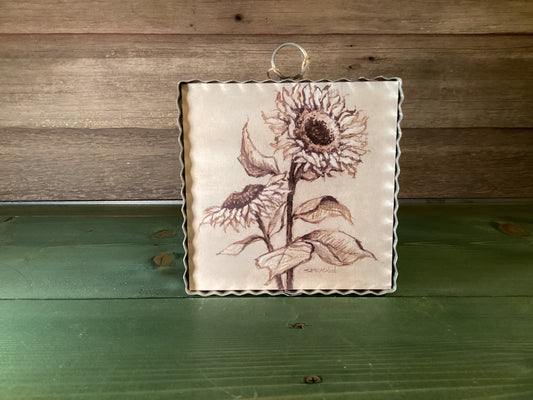 Gallery Sepia Sunflowers