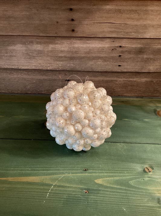 Glistening Snowballs Ornament