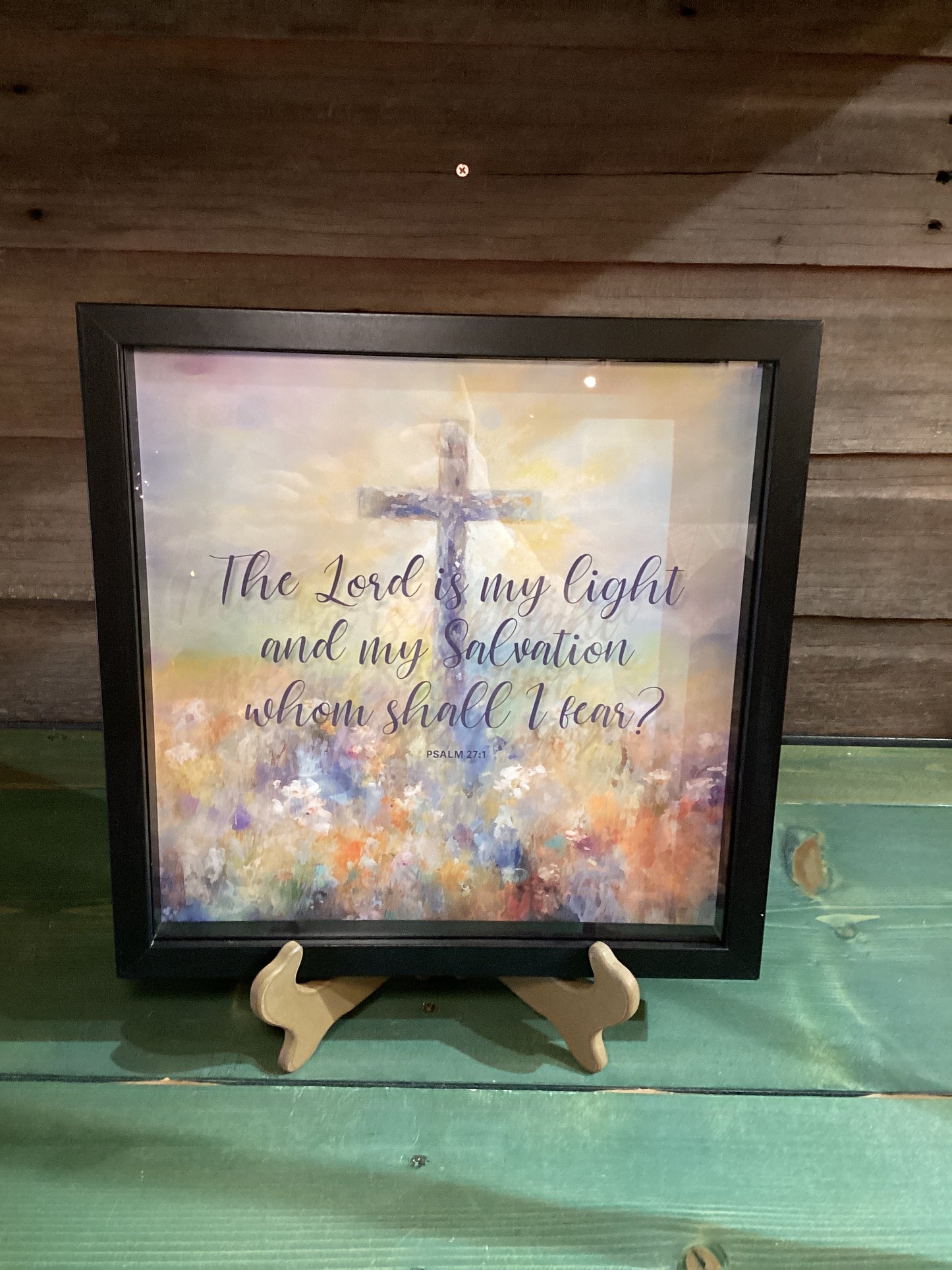 Framed Wall Art “The Lord Is My Light…”