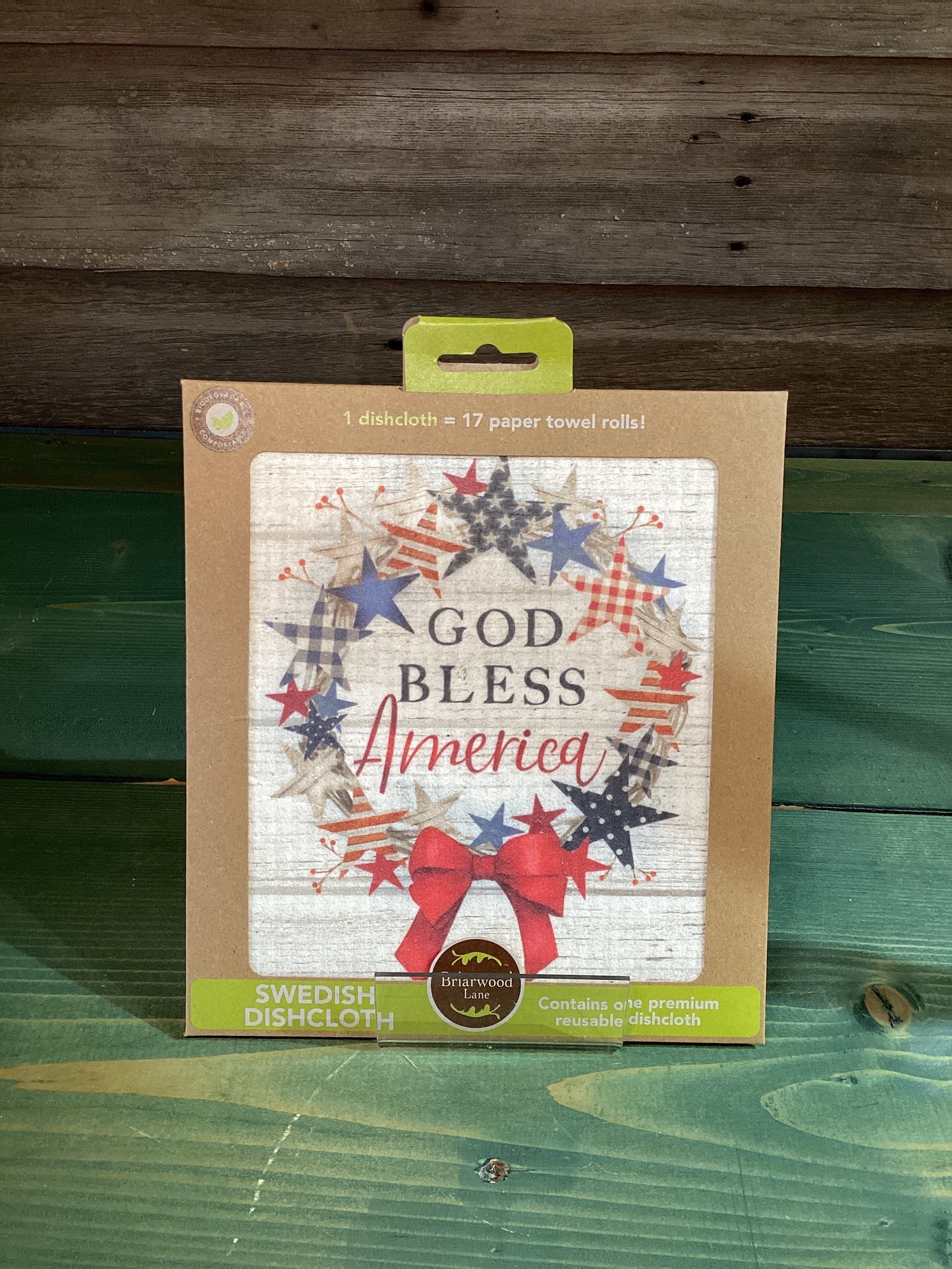Swedish Dishcloth American Wreath