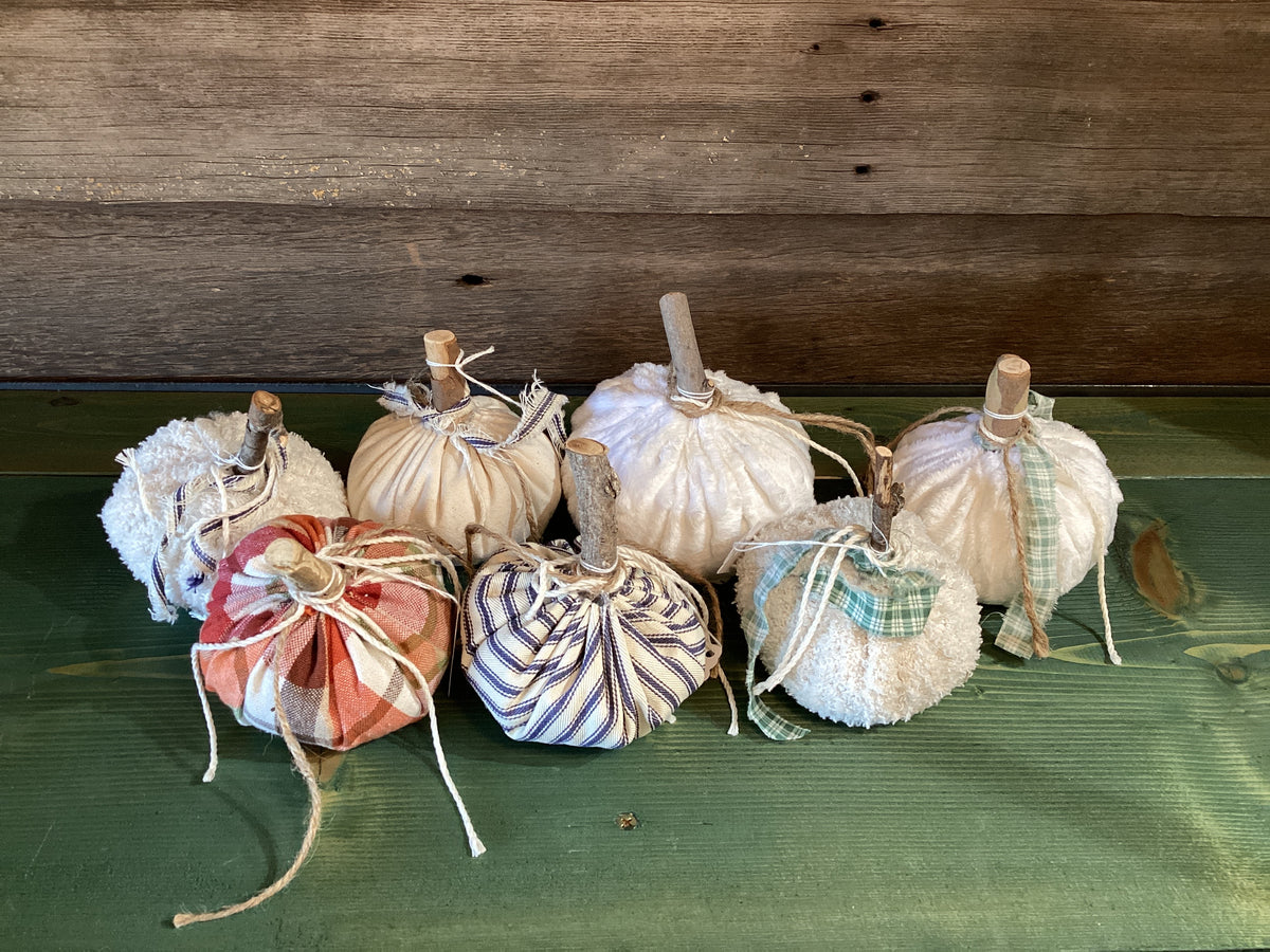 Maude & Maurrine's Handmade Cloth Pumpkin ($5)