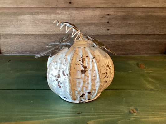 Rustic White Pumpkin Tin (sm)