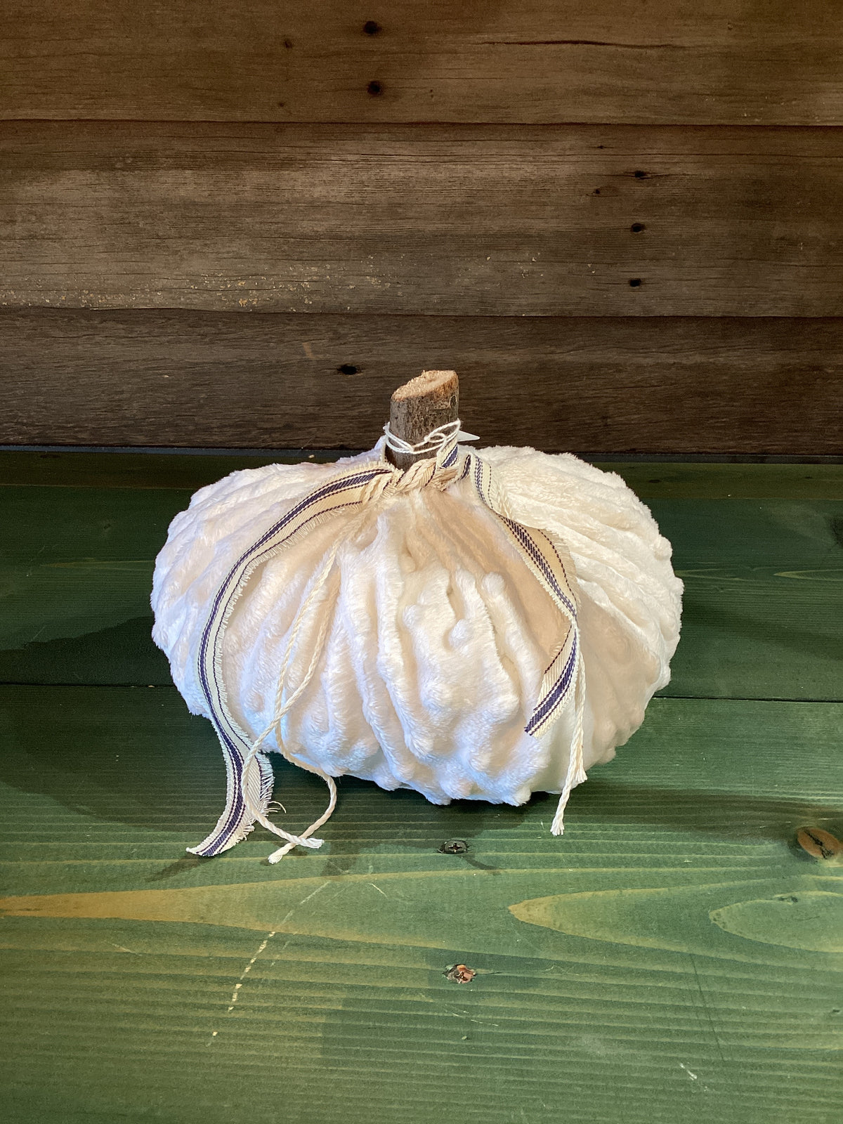 Maude & Maurrine's Handmade Cloth Pumpkin ($10)