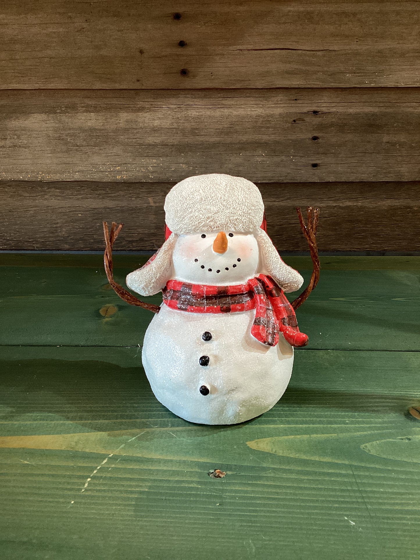 Resin Chubby Snowman