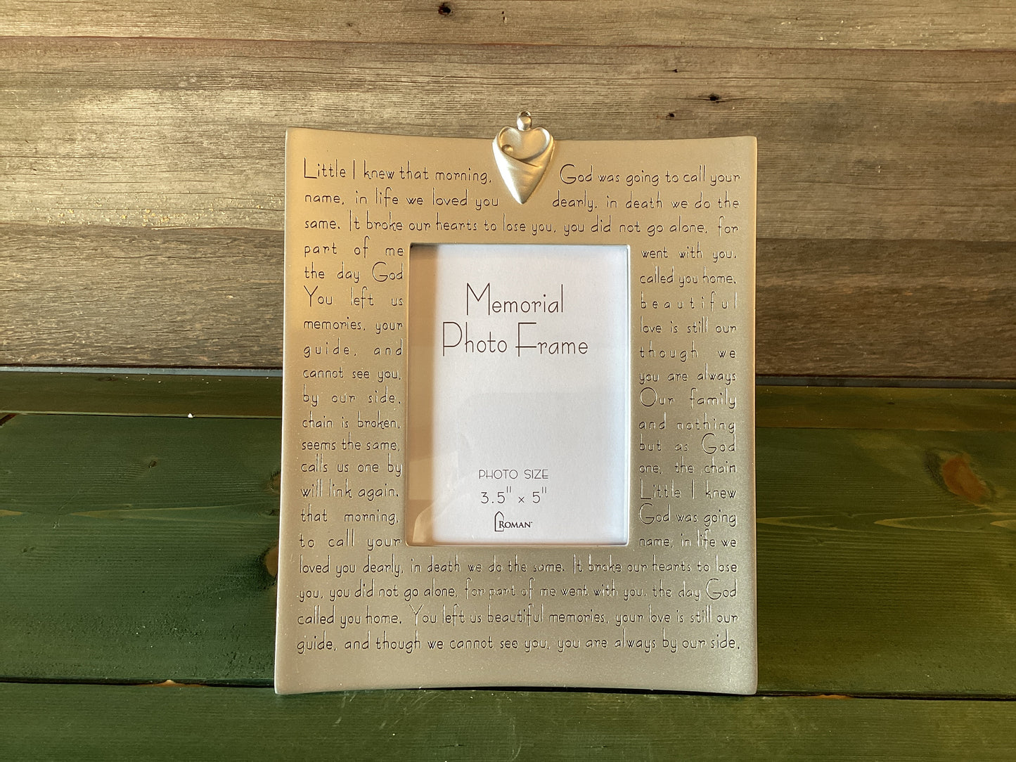 Memorial Picture Frame Broken Chain Poem