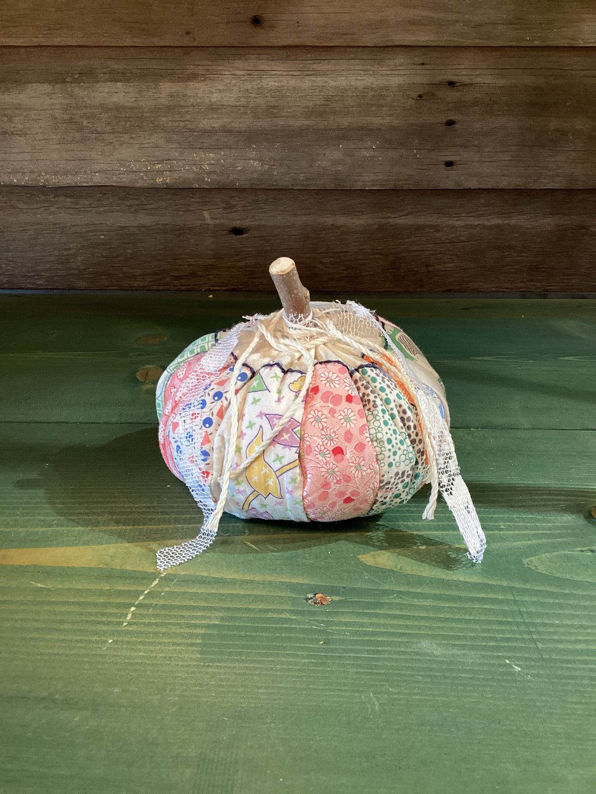 Maude & Maurrine's Handmade Cloth Pumpkin ($15)