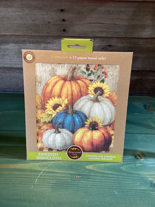 Swedish Dishcloth Pumpkin Harvest