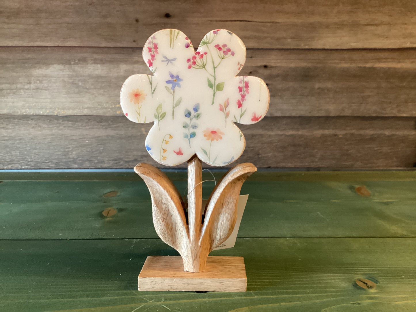 Flower Enamel w/Flowers (lg)