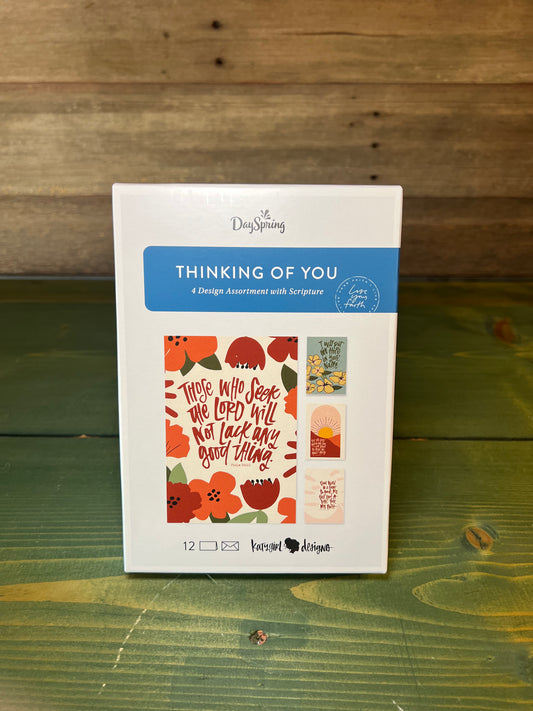 Box Cards Thinking of You Katygirl Design