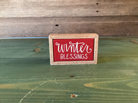 Winter Blessings Block