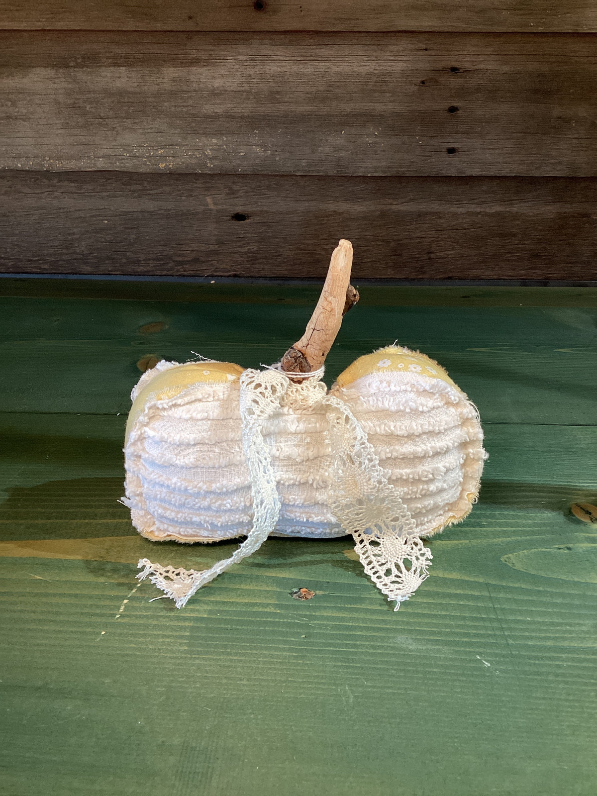 Maude & Maurrine's Handmade Cloth Pumpkin ($8)
