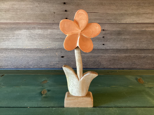 Enamel Orange Flower