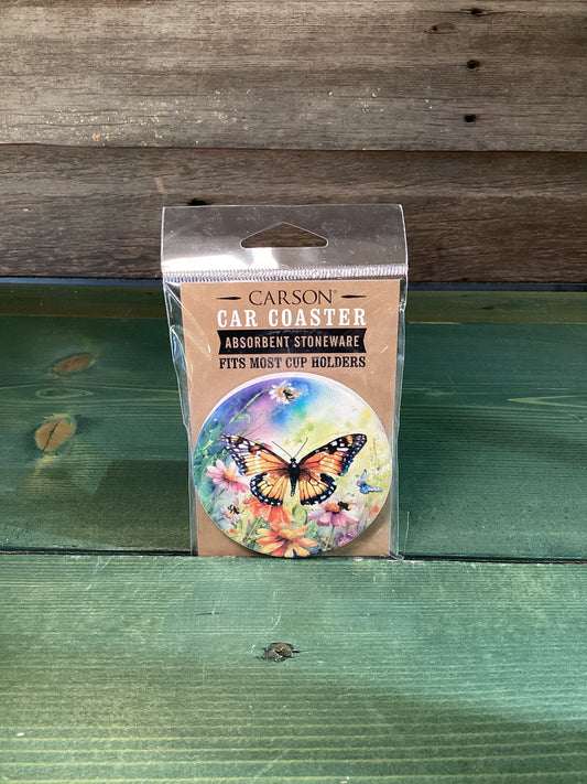 Car Coaster Summer Butterfly