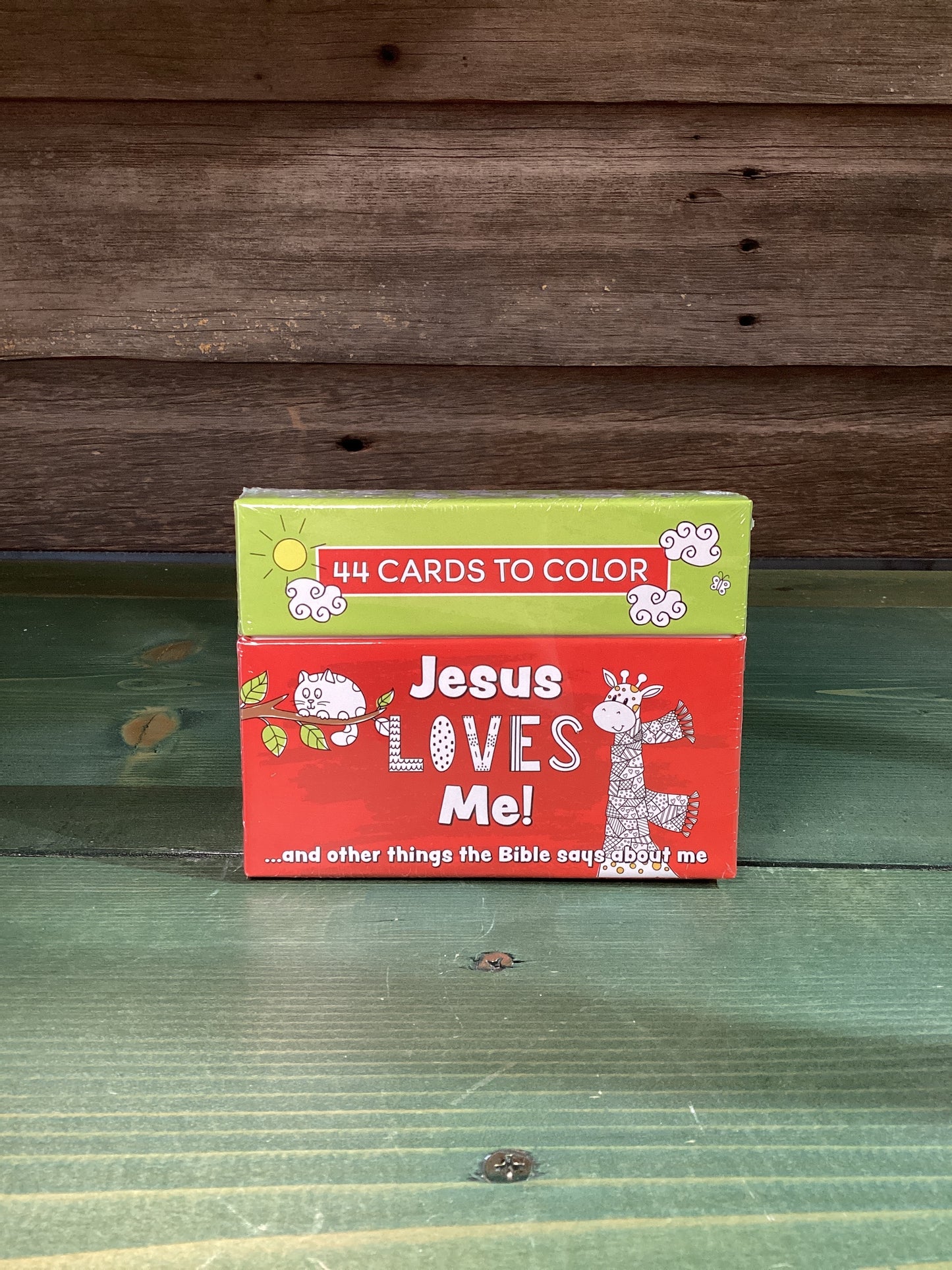 Coloring Cards Jesus Loves Me!
