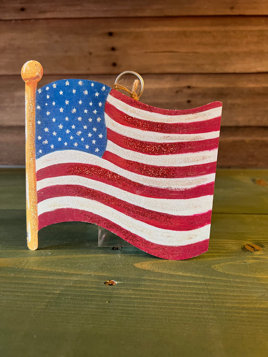 Gallery Waving Flag Charm