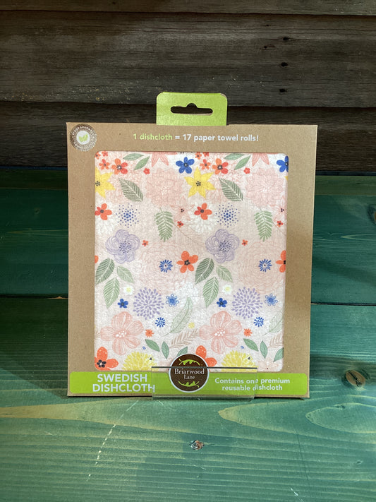 Swedish Dishcloth Colorful Flowers