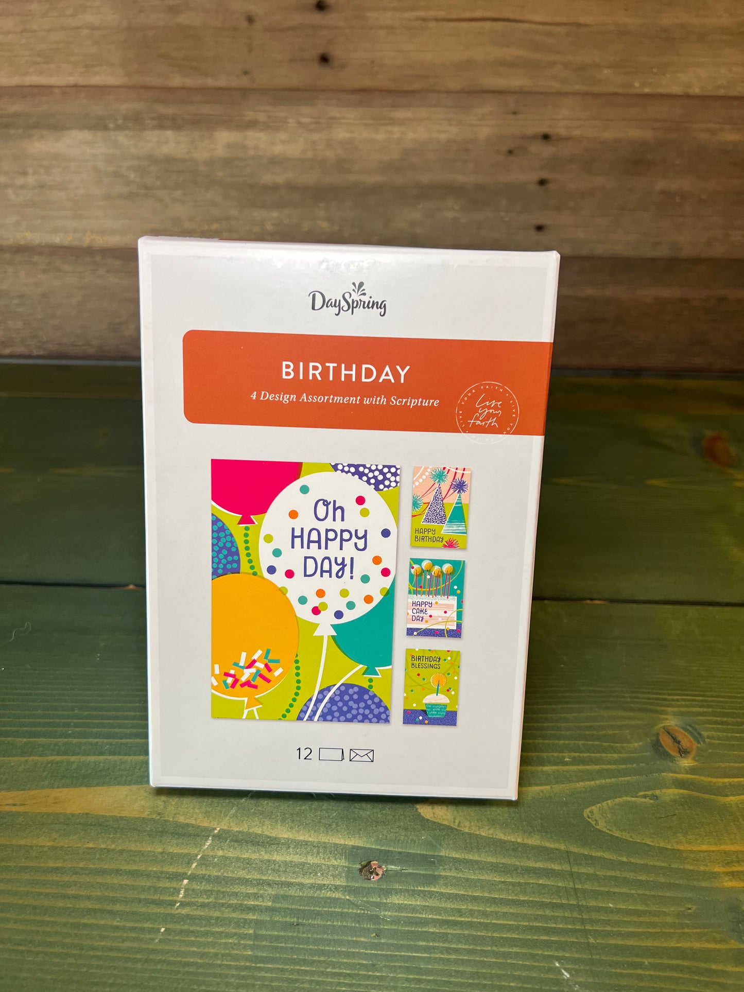 Box Cards Birthday Dots