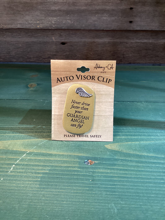 Visor Clip Never Drive Faster…
