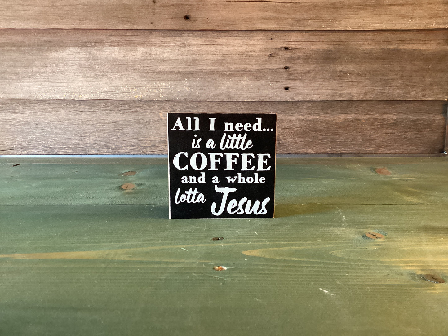 Coffee & Prayer Black Block