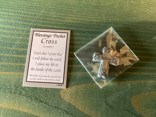 Blessings Pocket Cross Charm