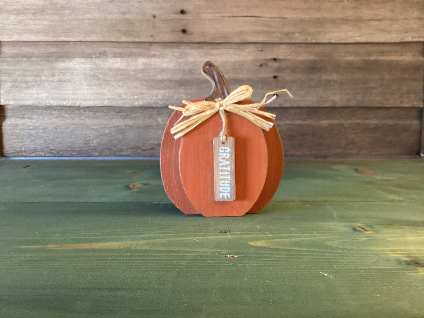 Self Sitter Pumpkin w/ Message Tags