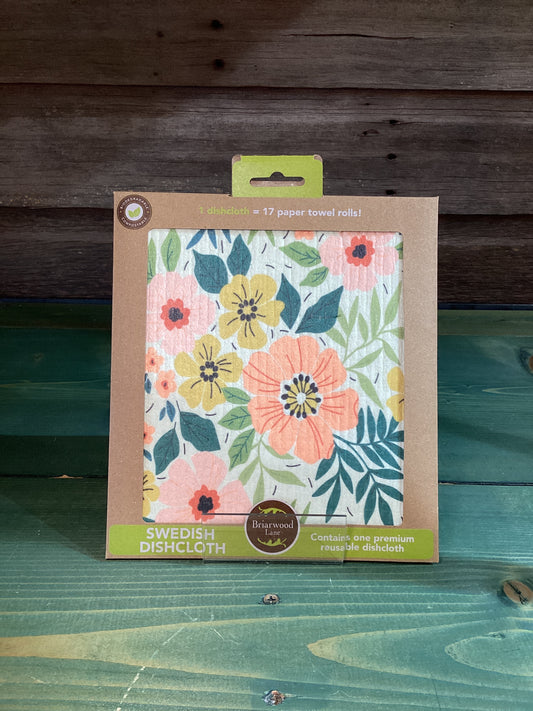 Swedish Dishcloth Fun Floral