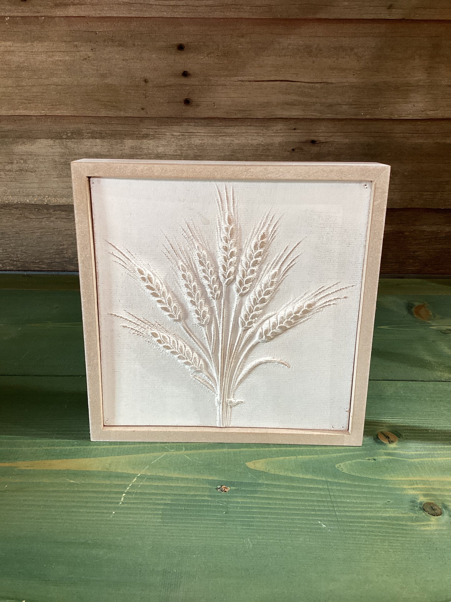 Fall Wood Framed Embossed Art