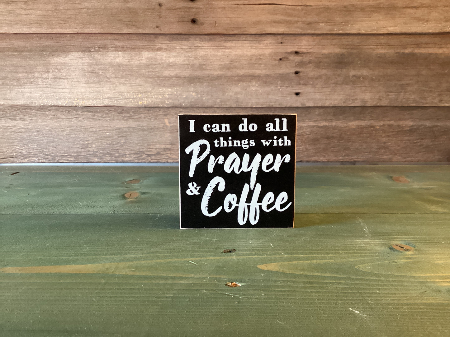 Coffee & Prayer Black Block