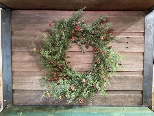 Cypress Berry Wreath(lg)