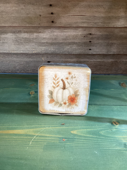 Rustic Pumpkin Block (sm)