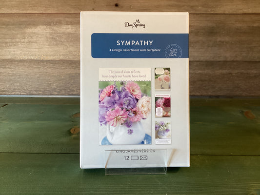 Box Cards Sympathy Florals in Antique Pitcher