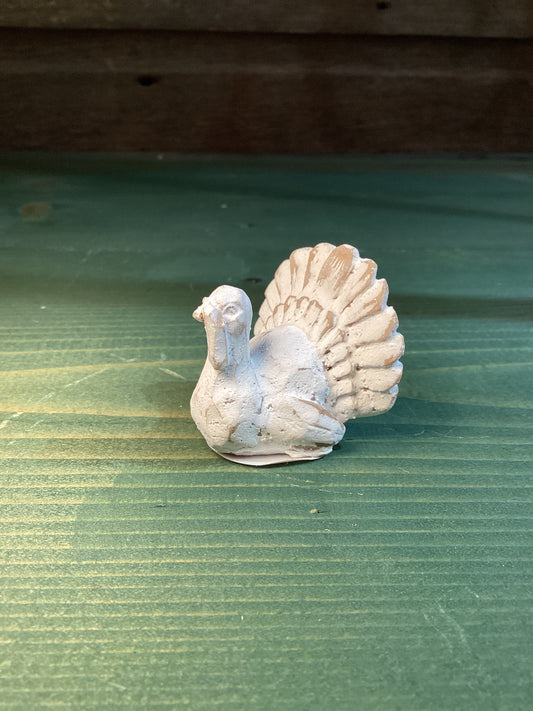 Mini Resin White Turkey