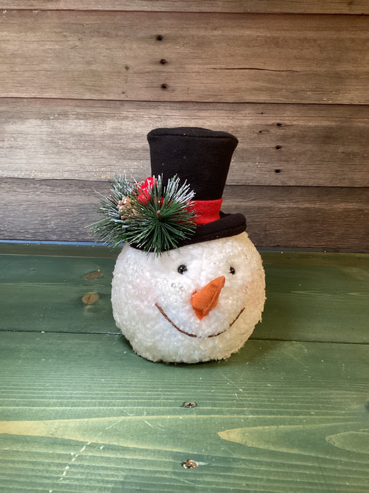 Snowman Head w/Top Hat (sm)