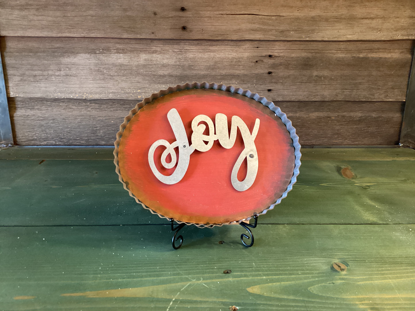 "Joy" Metal  Sign