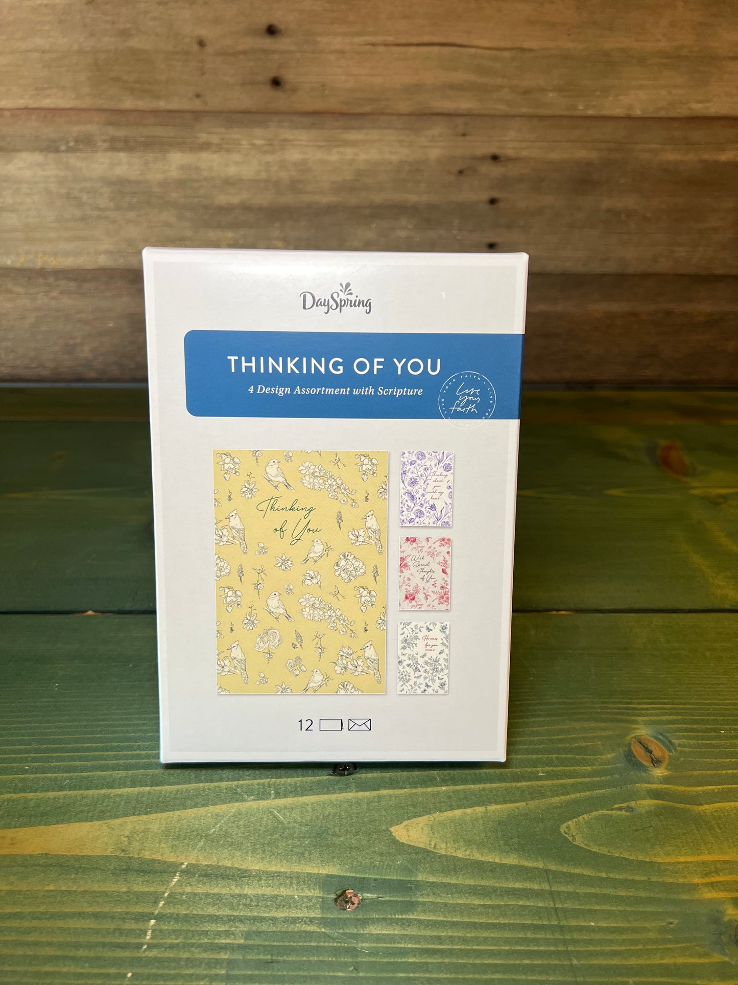 Box Cards Thinking of You Birds/Butterflies