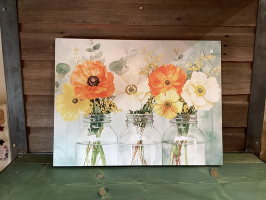 Wall Art Rustic Florals