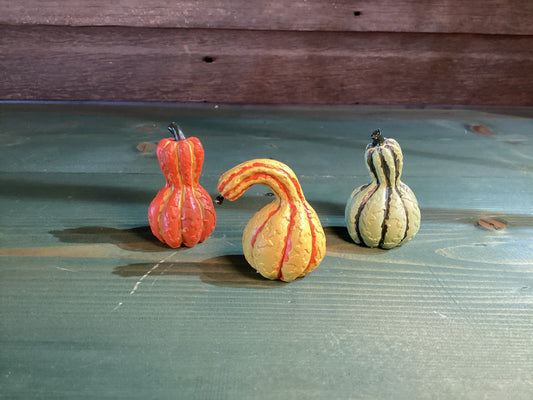 Mini Resin Squash Figurines