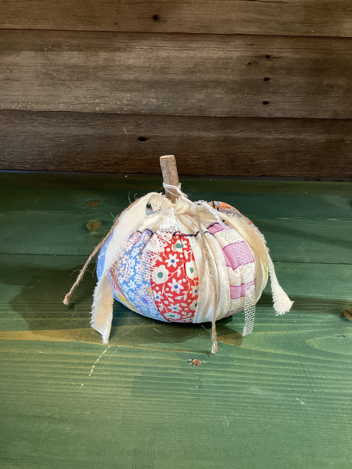 Maude & Maurrine's Handmade Cloth Pumpkin ($15)
