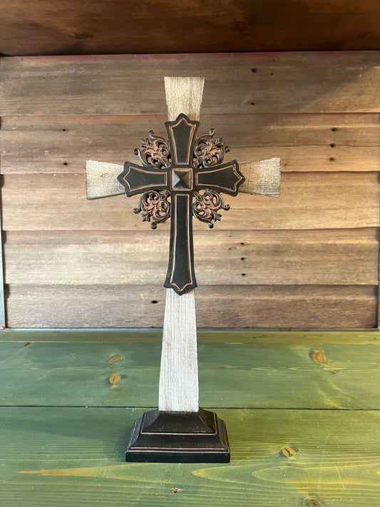 Wooden Overlay Cross