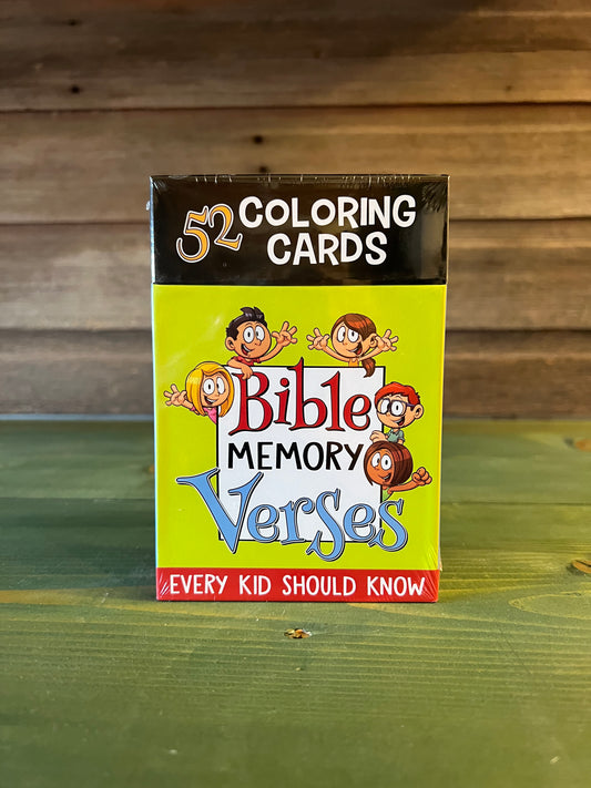 Coloring Bible Verse Cards