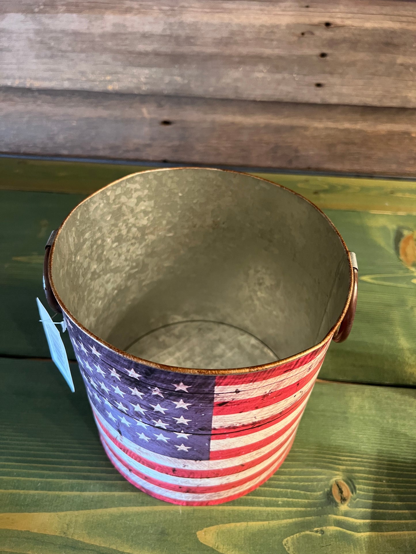 American Flag Bucket (lg)